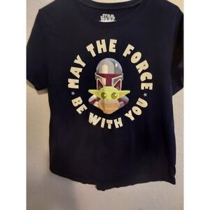 Star Wars Youth T-Shirt 'May the Force Be with You' Size XXL (18)